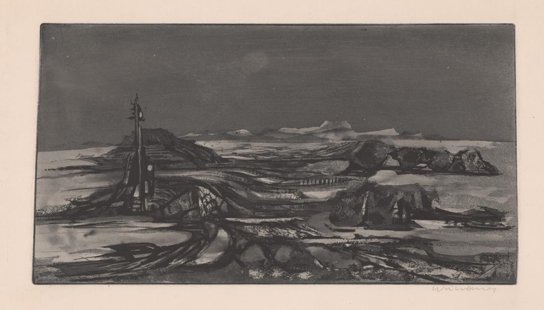 Illegibly Signed Aquatint and Etching (1 of 4)