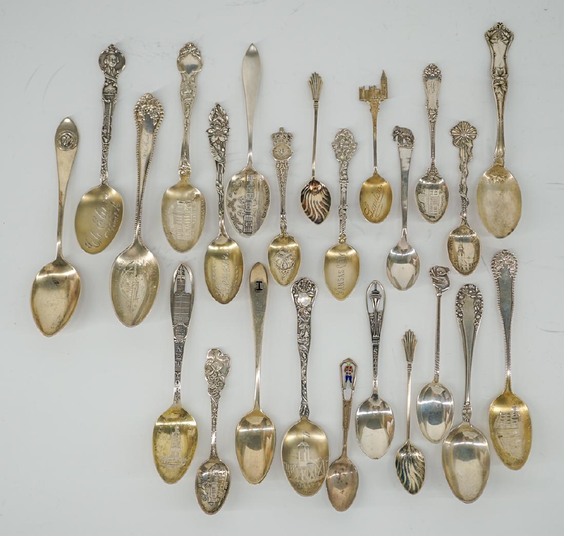 Group of Twenty-Four Sterling Spoons (1 of 5)