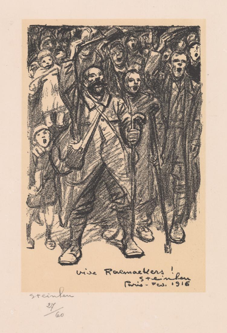 Theophile Steinlen Signed & Numbered Lithograph (1 of 4)