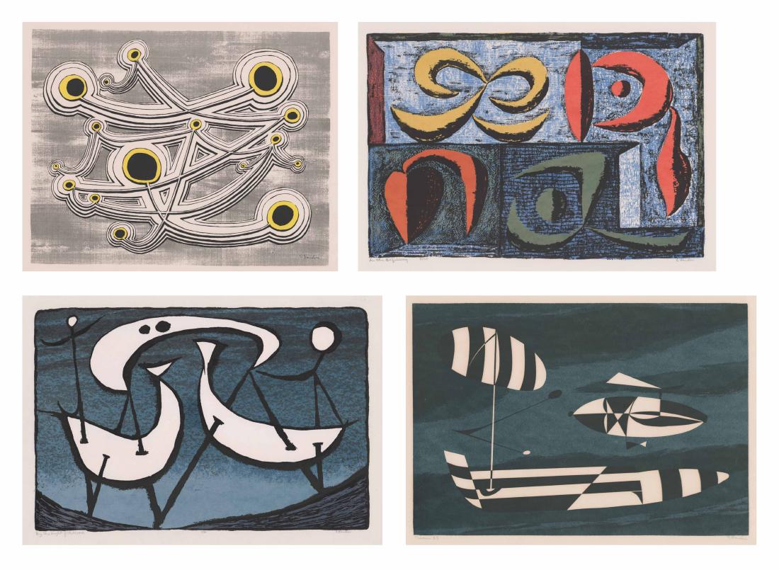 Four Edward Landon Signed & Numbered Prints (1 of 5)