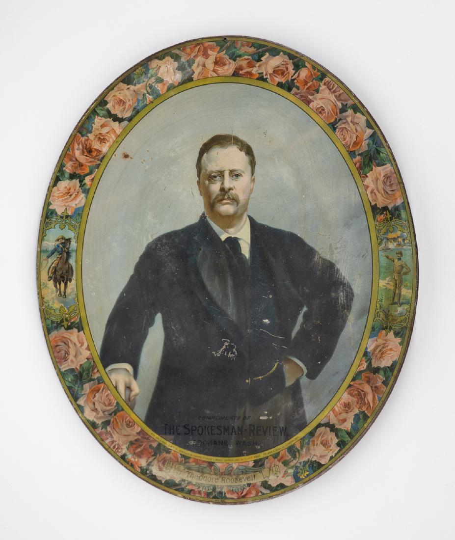 Theodore Roosevelt Spokesman-Review Adv. Tray (1 of 5)