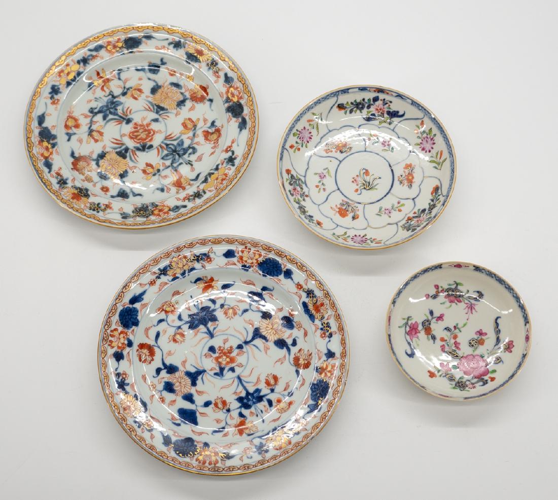 Chinese Imari Export Plates and Floral Dishes (1 of 5)