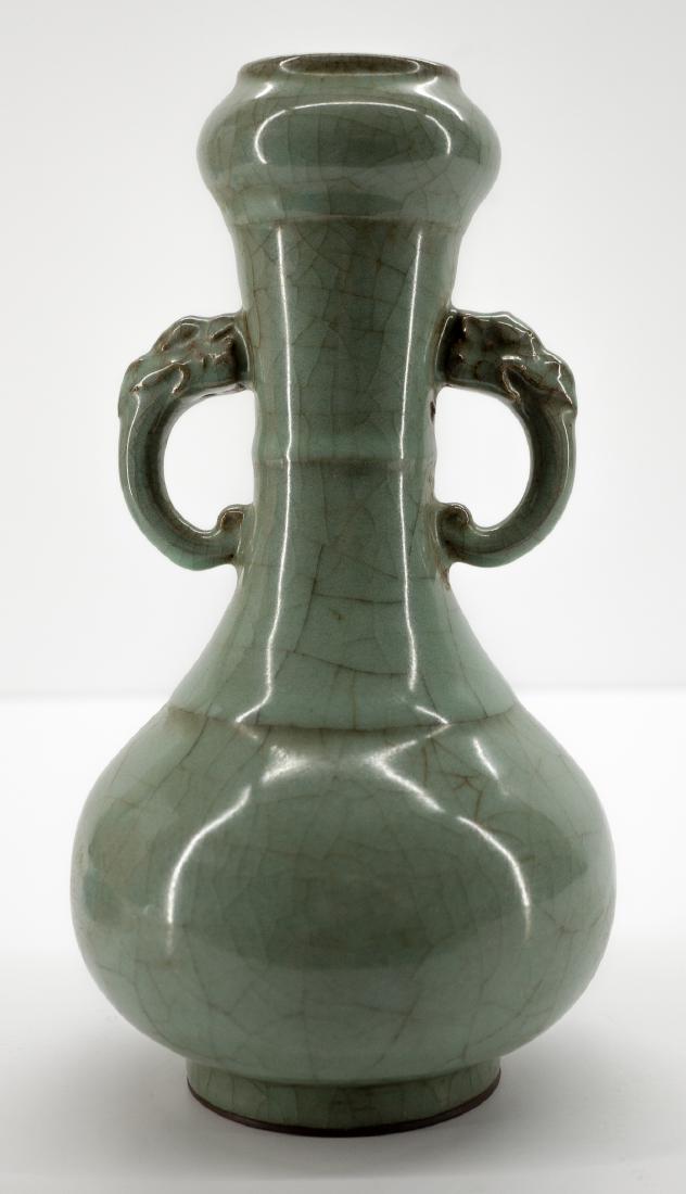 Chinese Celadon Crab Claw Crackleware Vase (1 of 7)