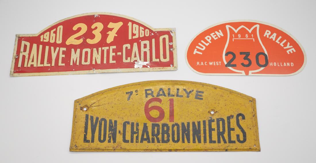 Three Vintage Auto Rally Participant Medals (1 of 4)
