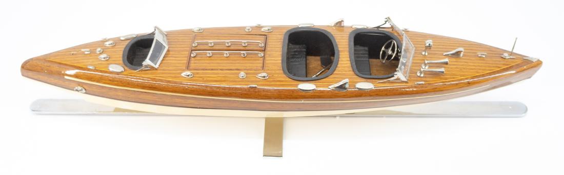 A Wooden Boat Model Measuring 33" (1 of 8)