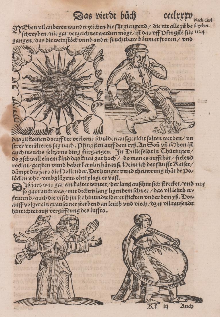 1557 Woodcut "Wonders of the World" 1st Edition (1 of 4)