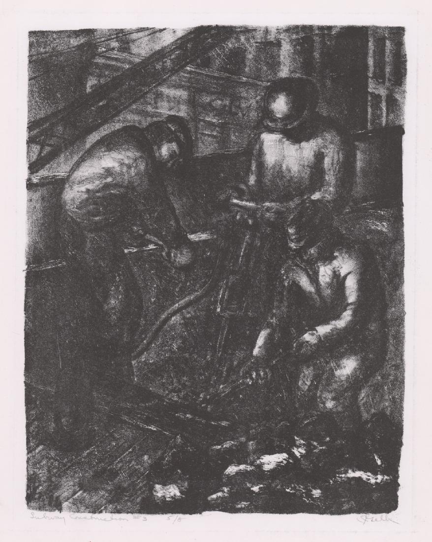 Jan Gelb WPA Era Signed Lithograph (1 of 5)