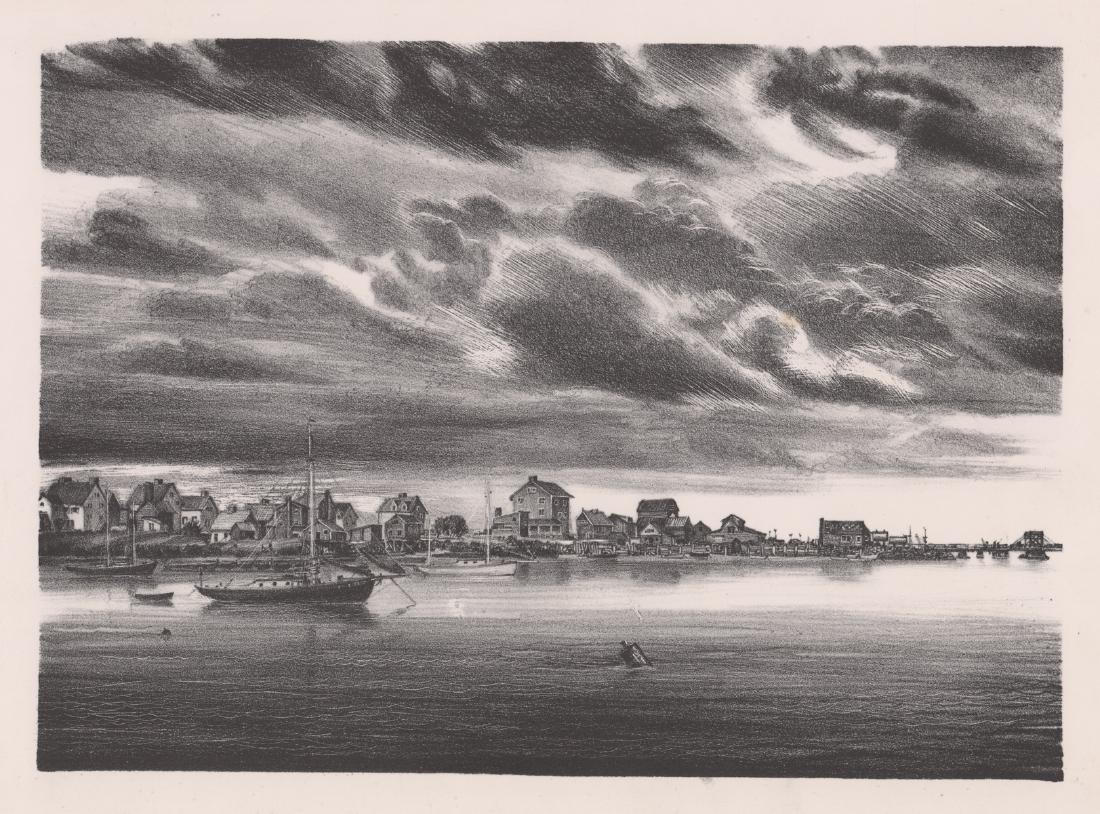 Unsigned Lithograph E/O Theodore Wahl (1 of 4)