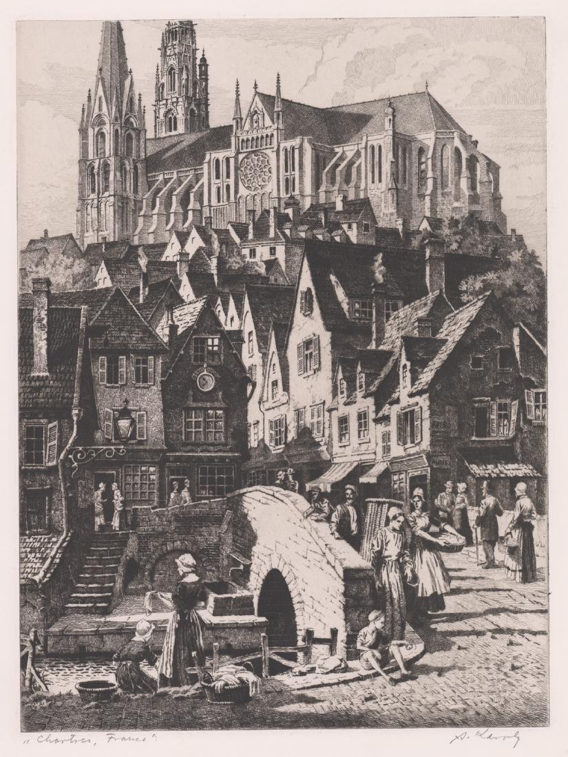 Andrew Karoly Signed Etching (1 of 5)