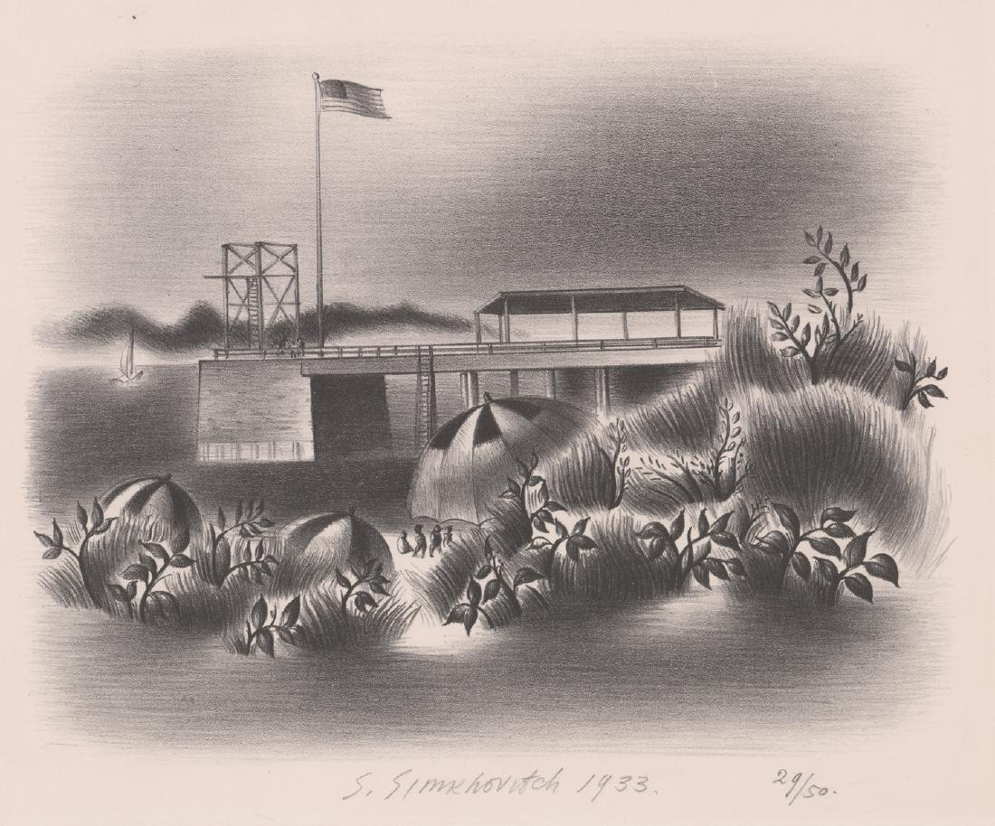 Simka Simkhovitch Signed Lithograph (1 of 4)