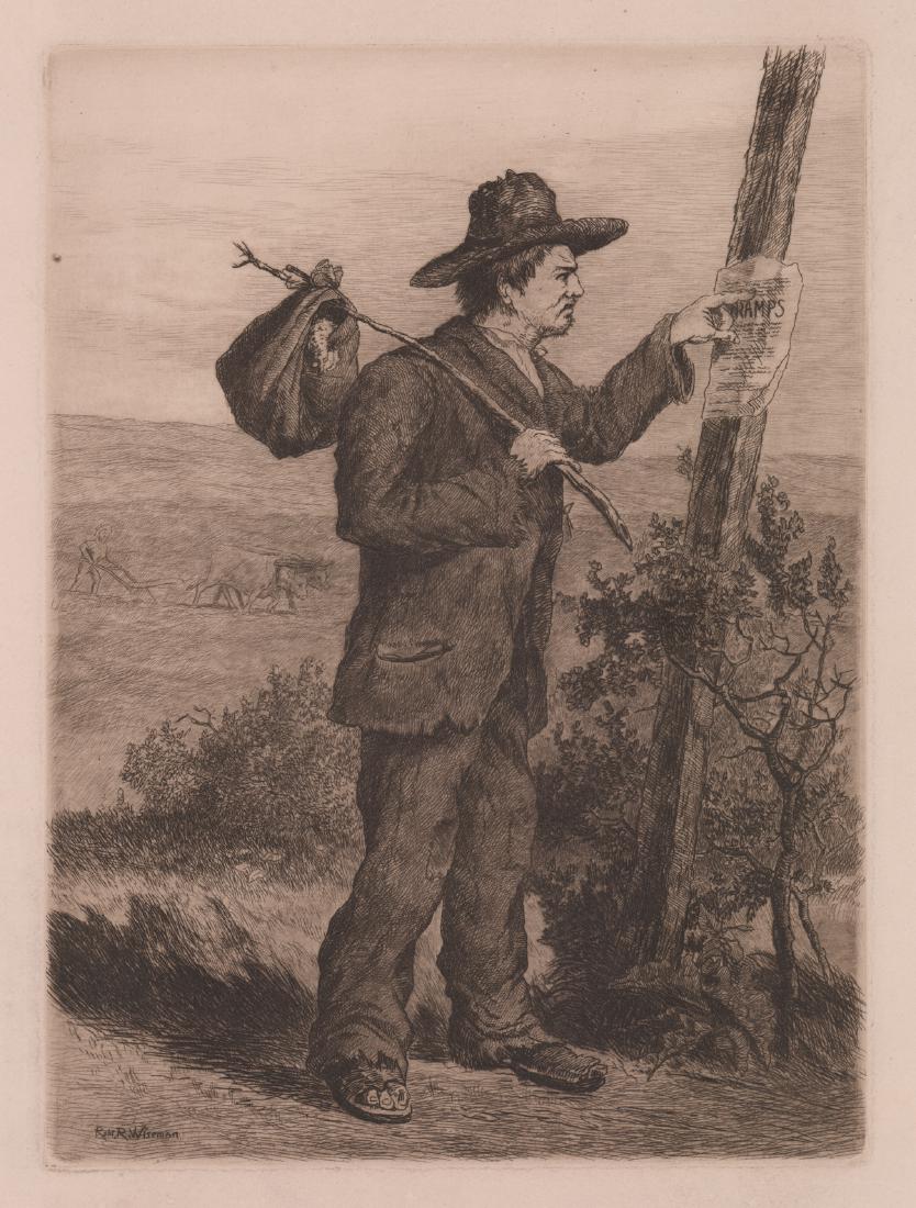 Robert R. Wiseman Etching (1 of 4)