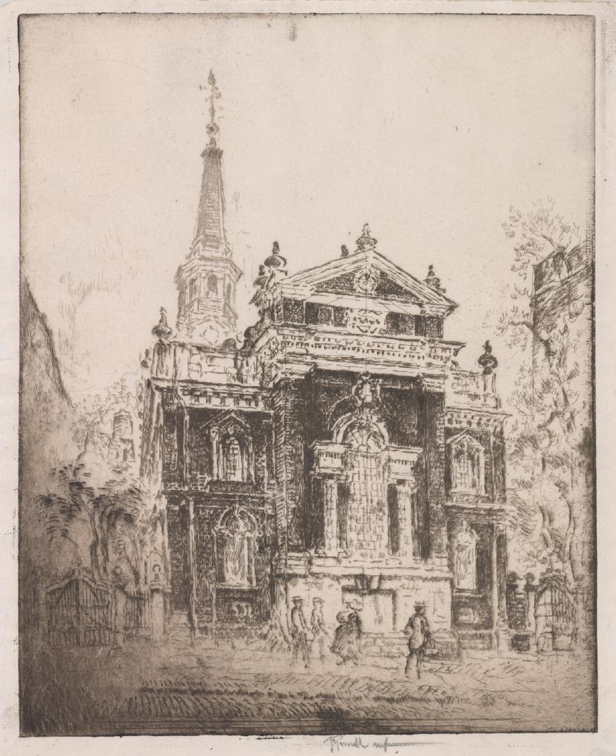 Joseph Pennell Signed Etching (1 of 4)