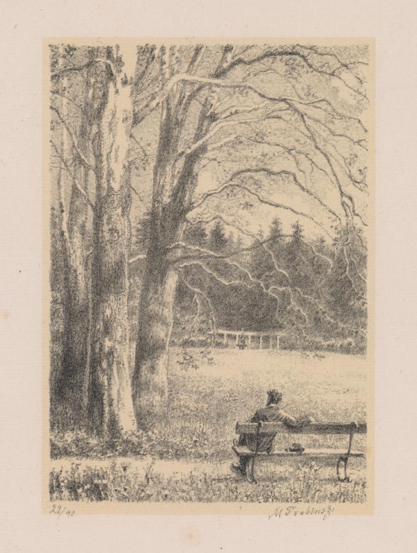 Max Svabinsky Signed Lithograph (1 of 4)