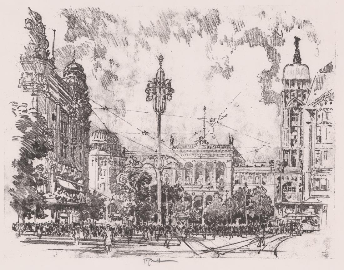 Joseph Pennell Signed Lithograph (1 of 2)