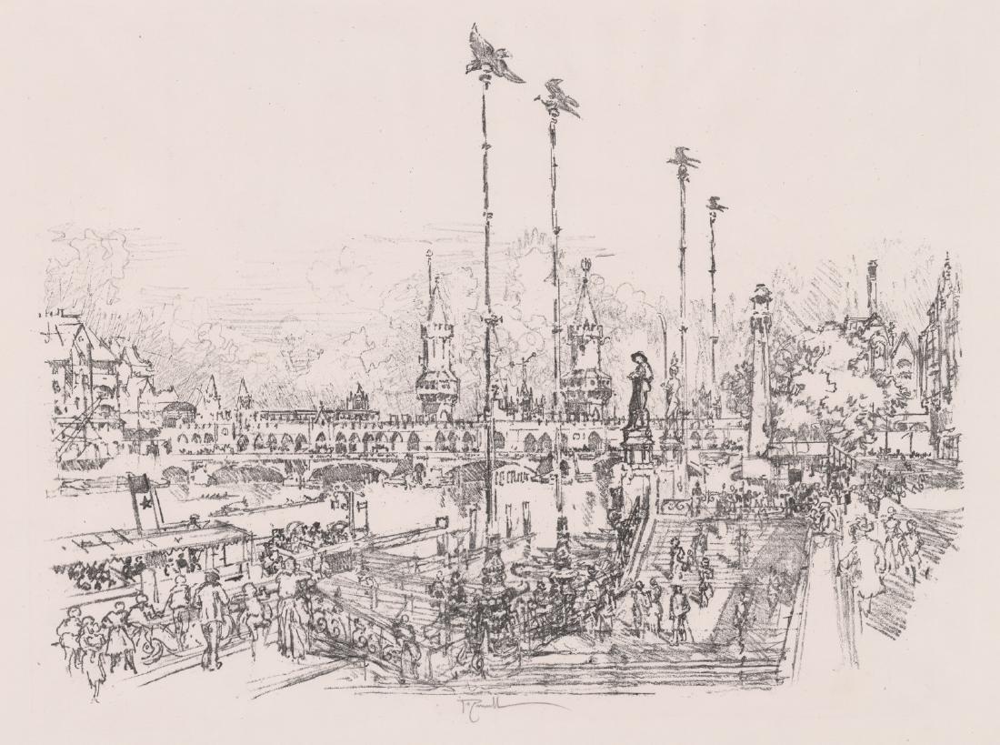 Joseph Pennell Signed Lithograph (1 of 2)