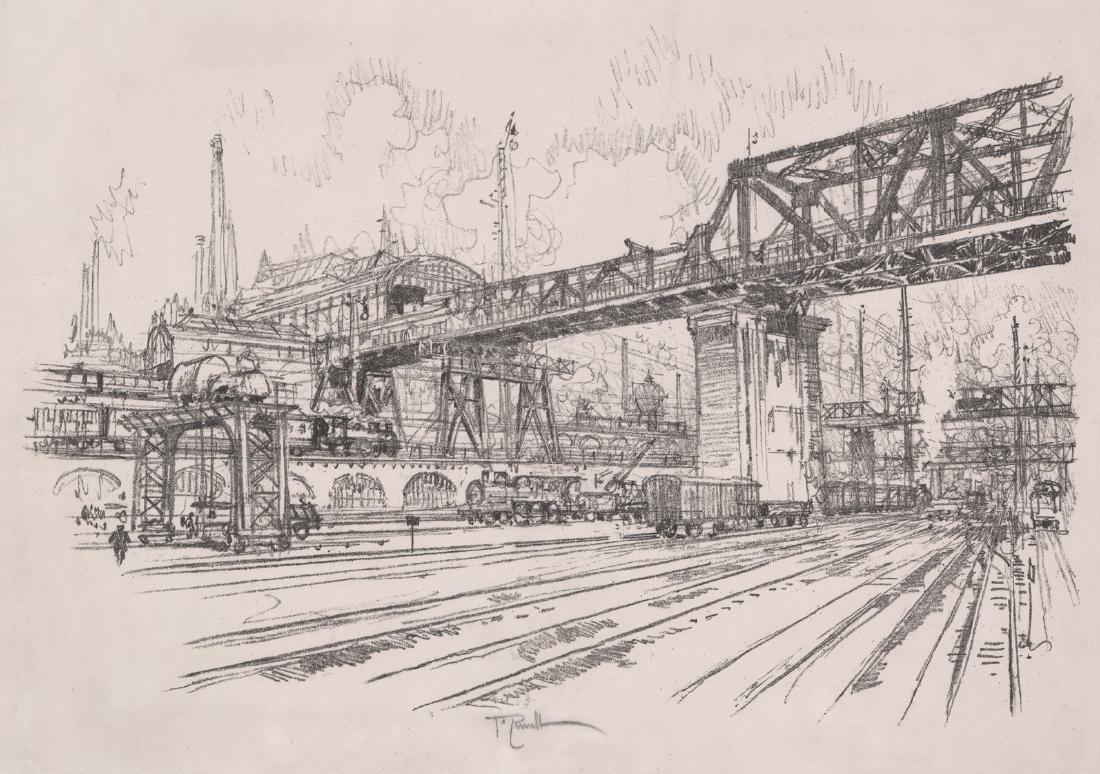 Joseph Pennell Signed Lithograph (1 of 2)