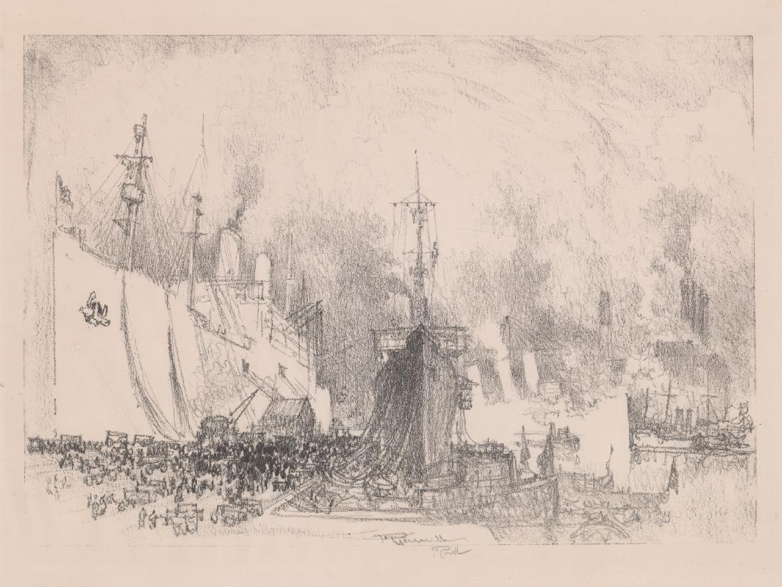 Joseph Pennell Signed Lithograph (1 of 2)