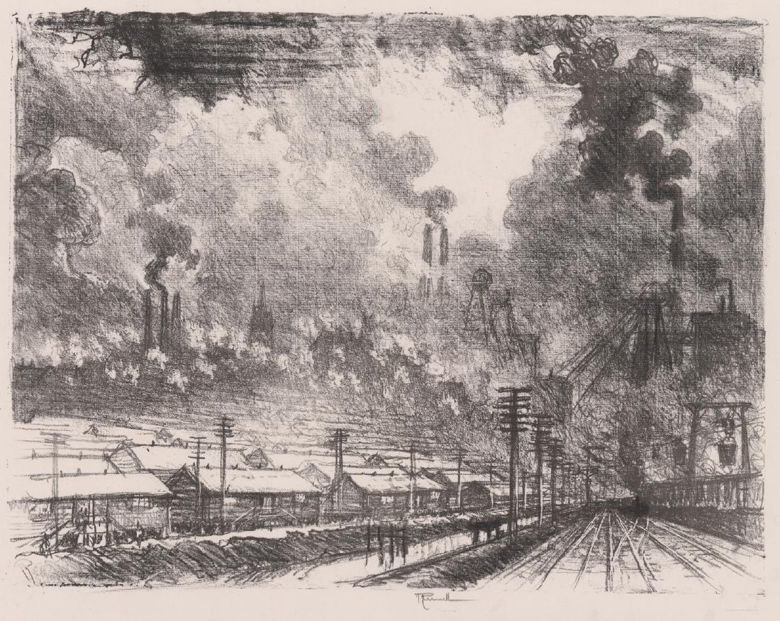 Joseph Pennell Signed Lithograph (1 of 2)