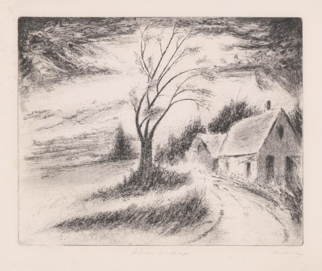 William Hicks Signed Etching (1 of 4)