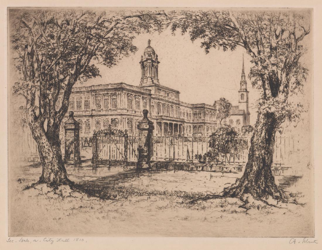 Illegibly Signed Etching (1 of 5)