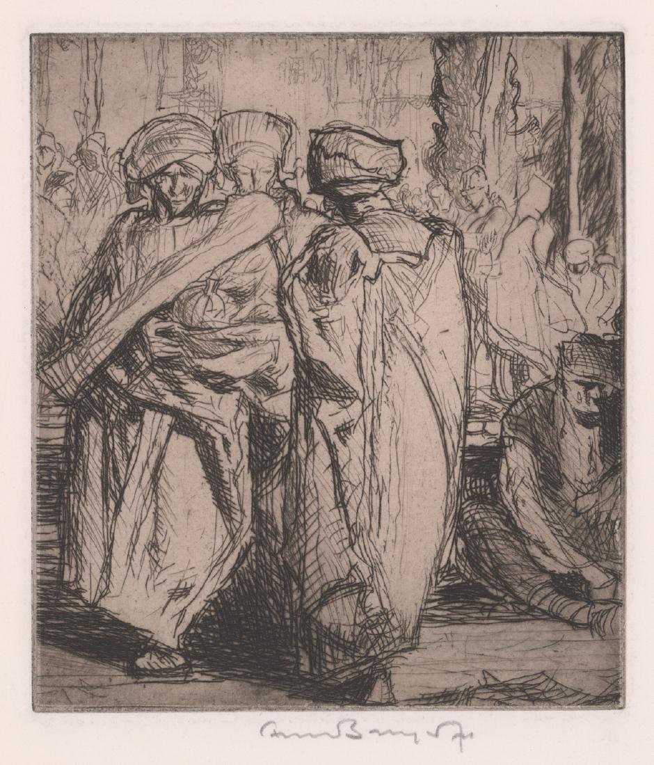 Illegibly Signed Etching (1 of 3)