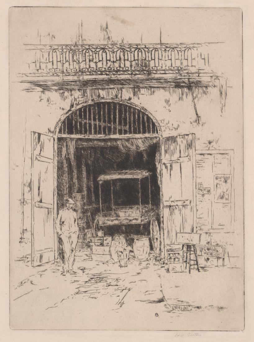 Loren Barton Signed Etching (1 of 4)