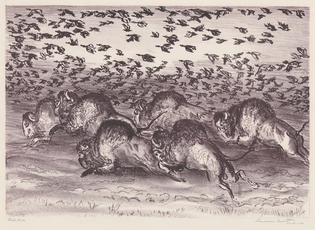 Lawrence Louis Barrett Signed Lithograph (1 of 5)