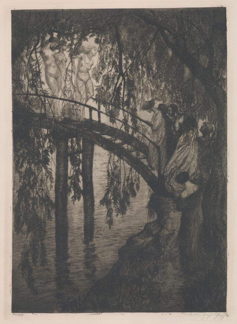 Cacilie Graf-Pfaff Signed Etching (1 of 5)