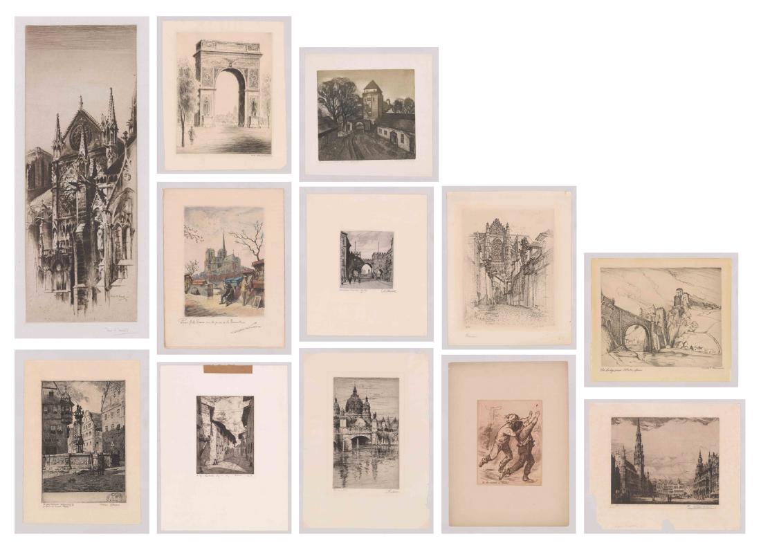 Twelve Etchings by Various Artists (1 of 13)