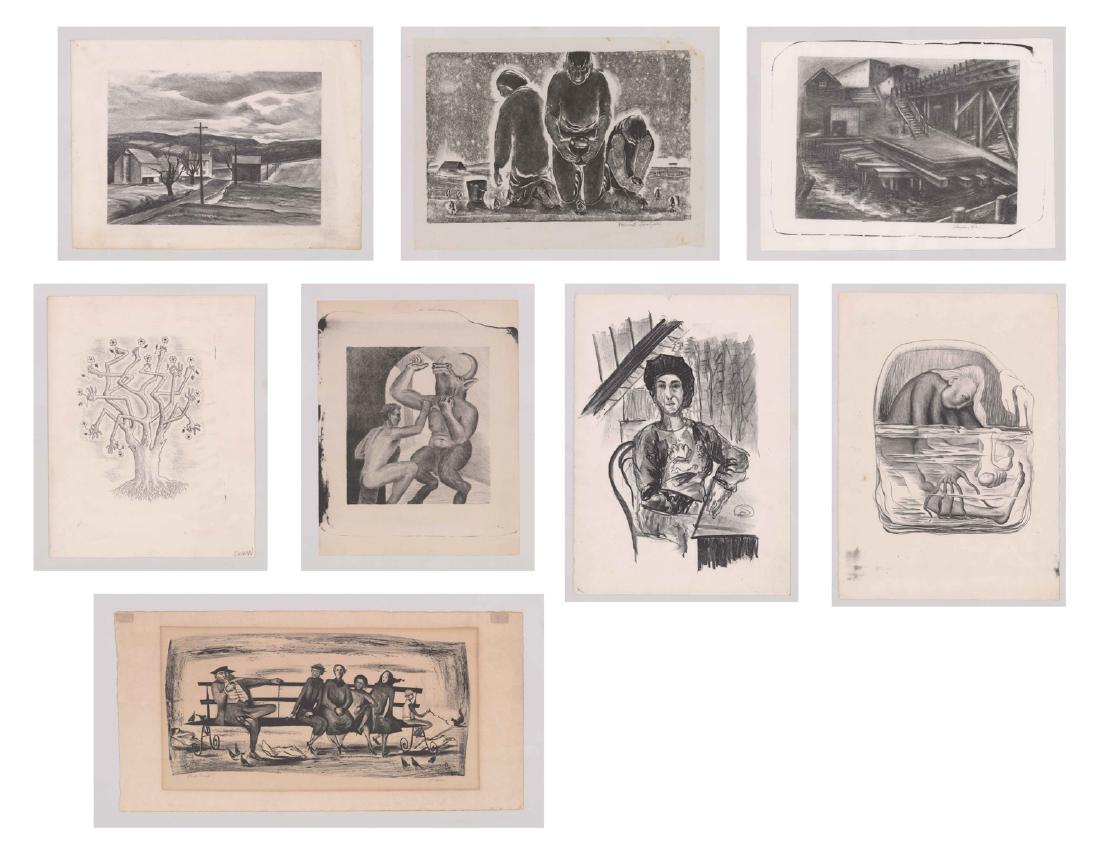Eight Lithographs by Various Artists (1 of 11)