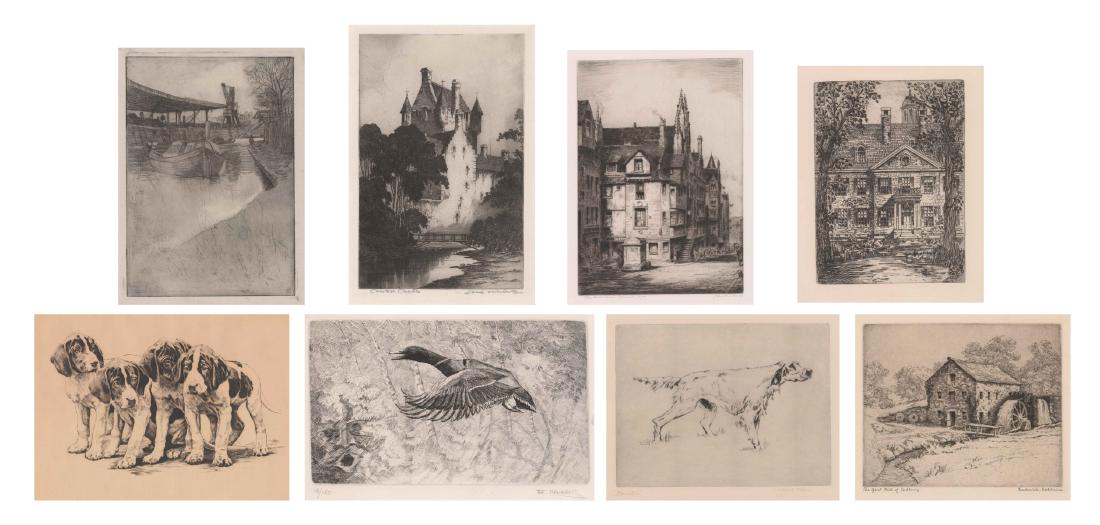Eight Etchings by Various Artists (1 of 17)