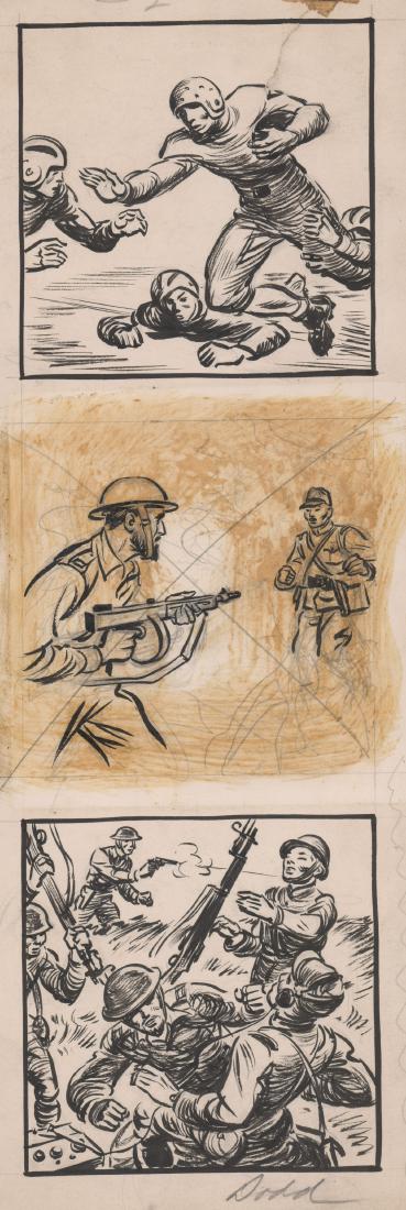 Dodd Pencil Signed Panel Original Illustrations (1 of 4)