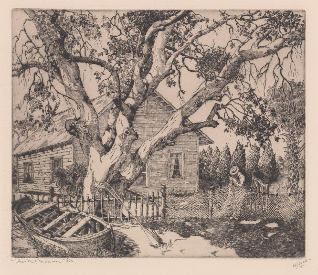 Walter Ronald Locke Original Etching (1 of 5)