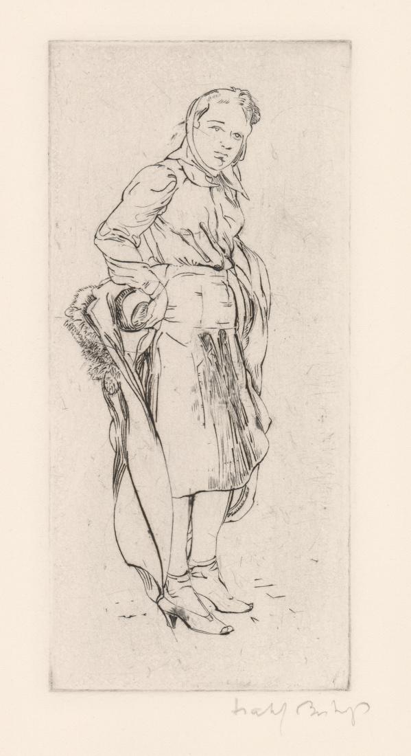 Isabel (Wolff) Bishop Signed Etching (1 of 4)