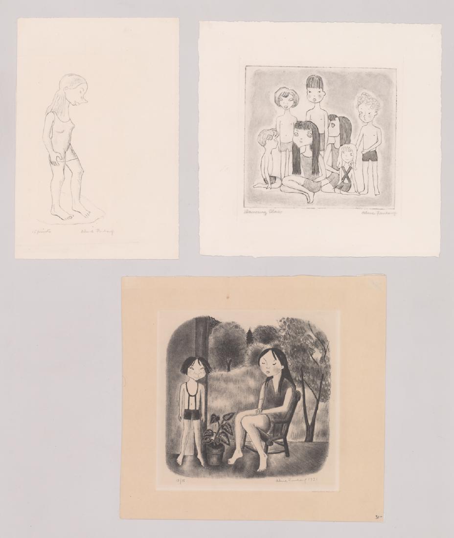 Three Aline (Vollmer) Fruhauf Lithographs (1 of 2)