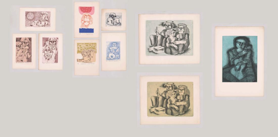 Ten Jorge Dumas Etchings (1 of 6)