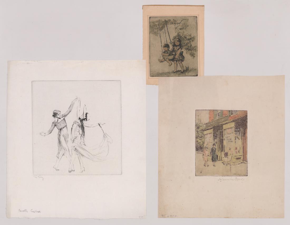 Three Signed Etchings by Various Artists (1 of 5)