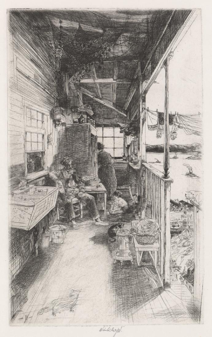 John William Winkler Signed Etching (1 of 4)