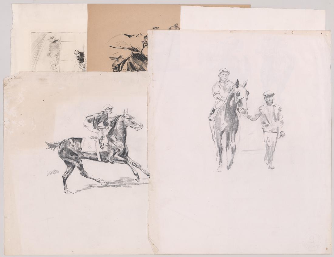 Charles Andrew Taylor Horse Racing Art (1 of 6)