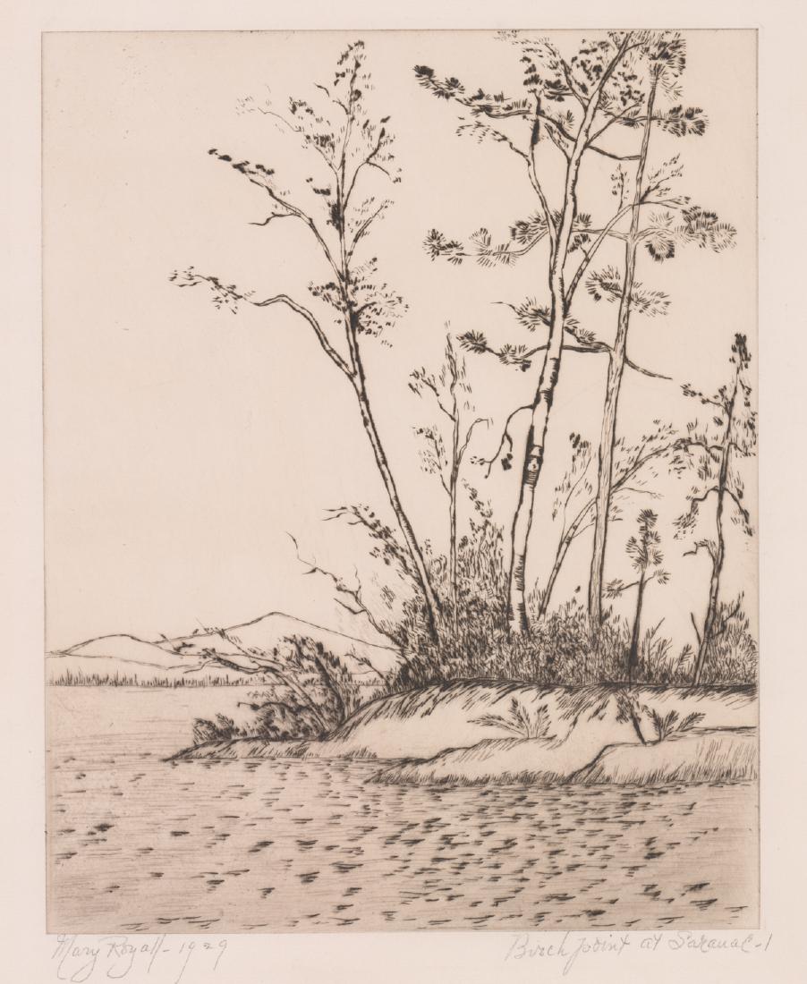 Mary Royall Signed Etching (1 of 5)