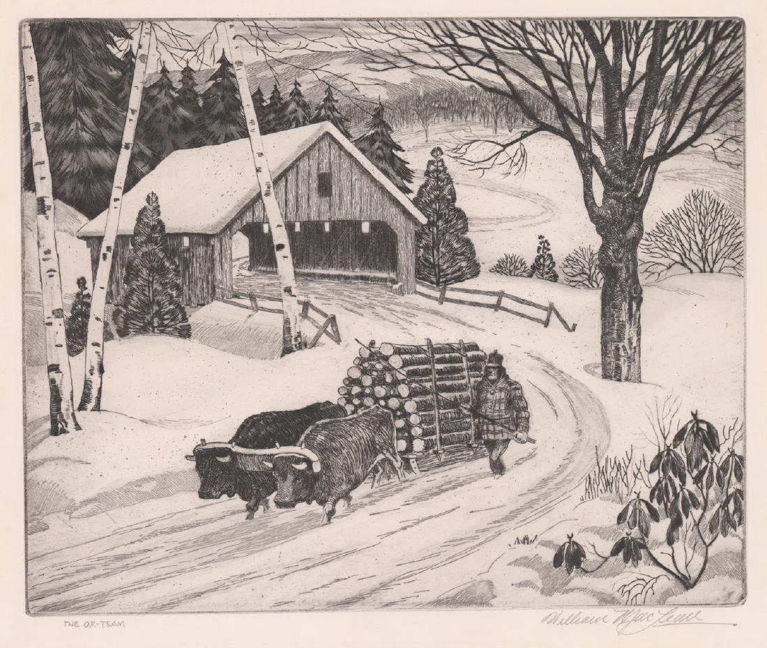 William MacLean Signed Etching (1 of 5)