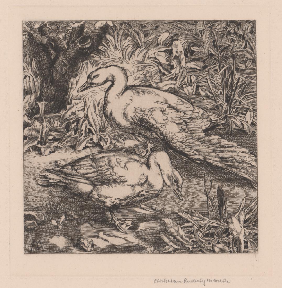 Christian Ludwig Martin Signed Etching (1 of 4)