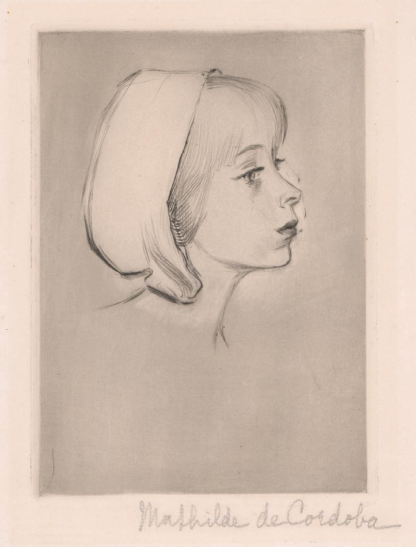 Matilda De Cordoba Signed Etching (1 of 2)