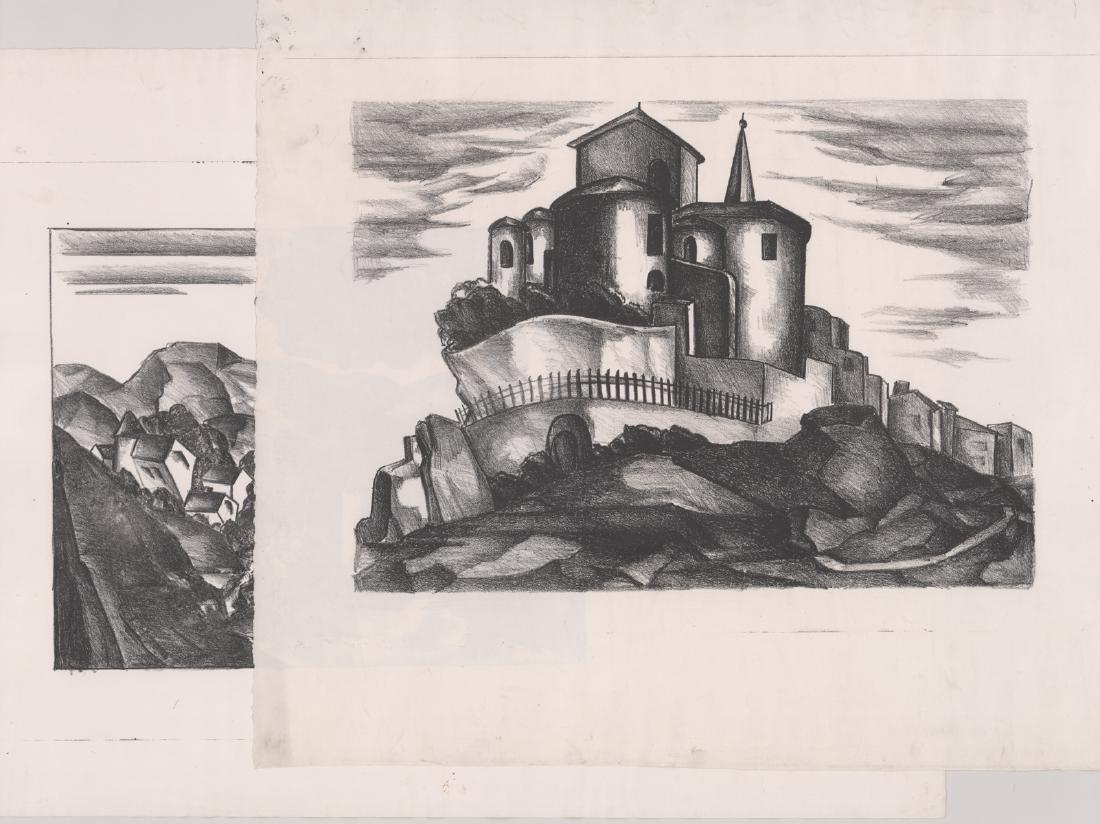 Two Unsigned Lithographs from E/O Theodore Wahl (1 of 3)