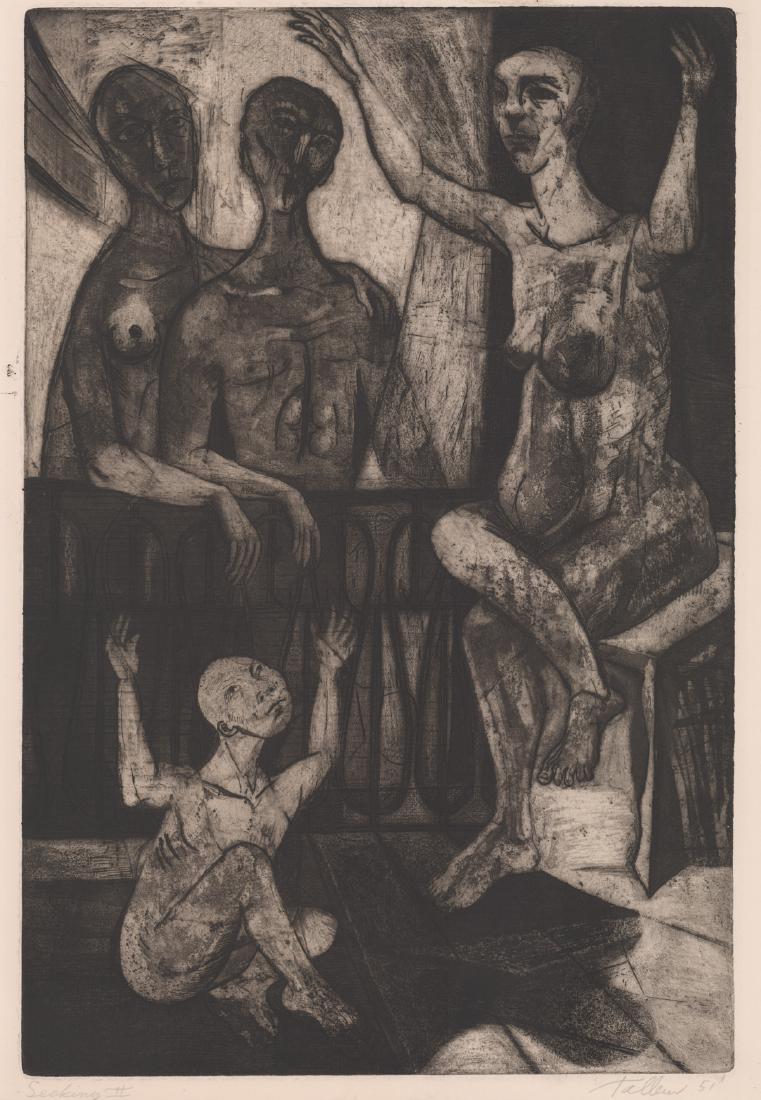 John Joseph Talleur Signed Etching (1 of 5)