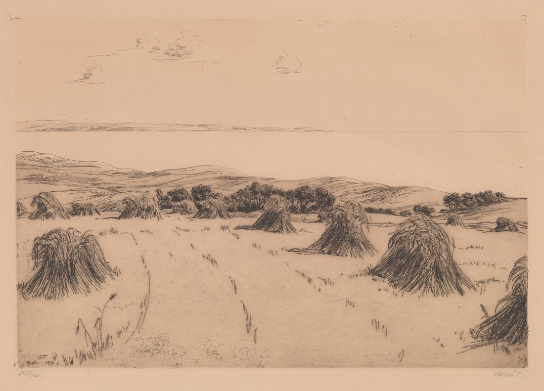 Illegibly Signed Etching (1 of 5)