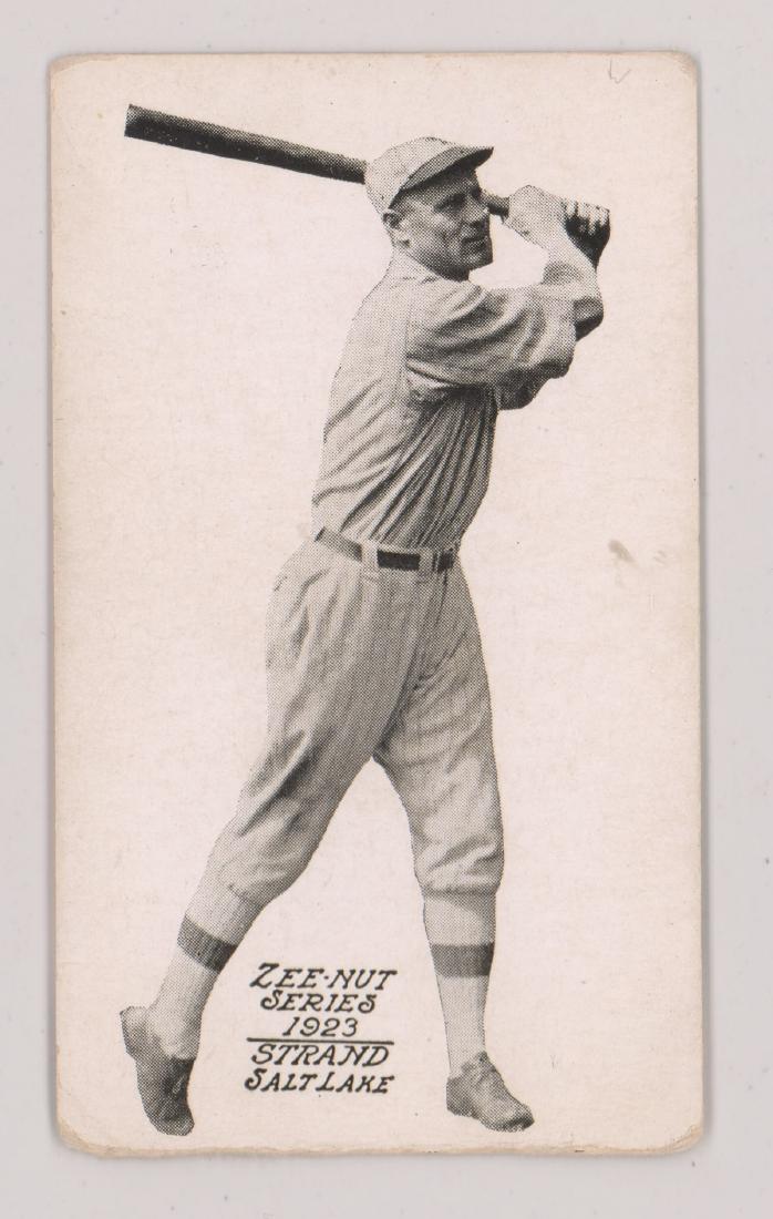 1923 Zeenut Paul Strand Baseball Card: 1932 Zeenut Paul Strand (Salt Lake) baseball card. VG-EX. Condition report is provided as a courtesy and is only an opinion. This condition report is in no way a guarantee or binding assignment of gra
