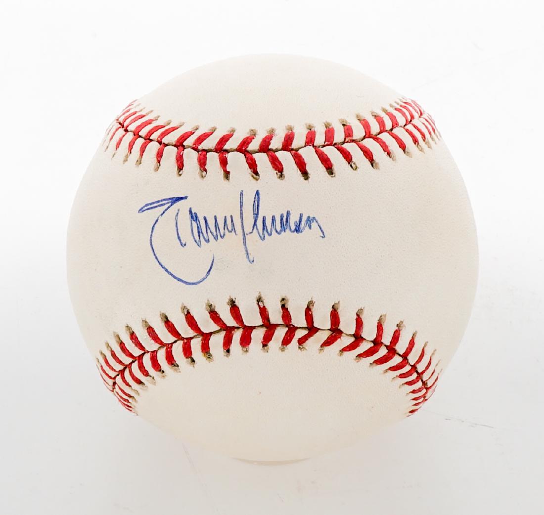 Randy Johnson Single Signed Baseball PSA/DNA: Randy Johnson single signed baseball. PSA/DNA COA #AE87948.NM-MT condition. Condition report is provided as a courtesy and is only an opinion. This condition report is in no way a guarantee or binding
