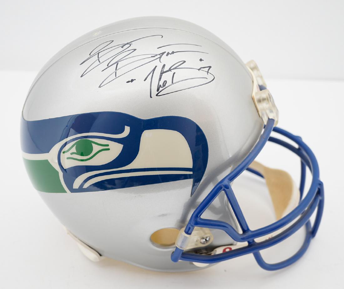 Brian Bosworth Signed Full-Sized Helmet: Brian Bosworth signed Full-sized football helmet. Includes PSA/DNA COA #AE99473. We ship all items from this auction in-house and gladly combine shipping if possible of multiple items.