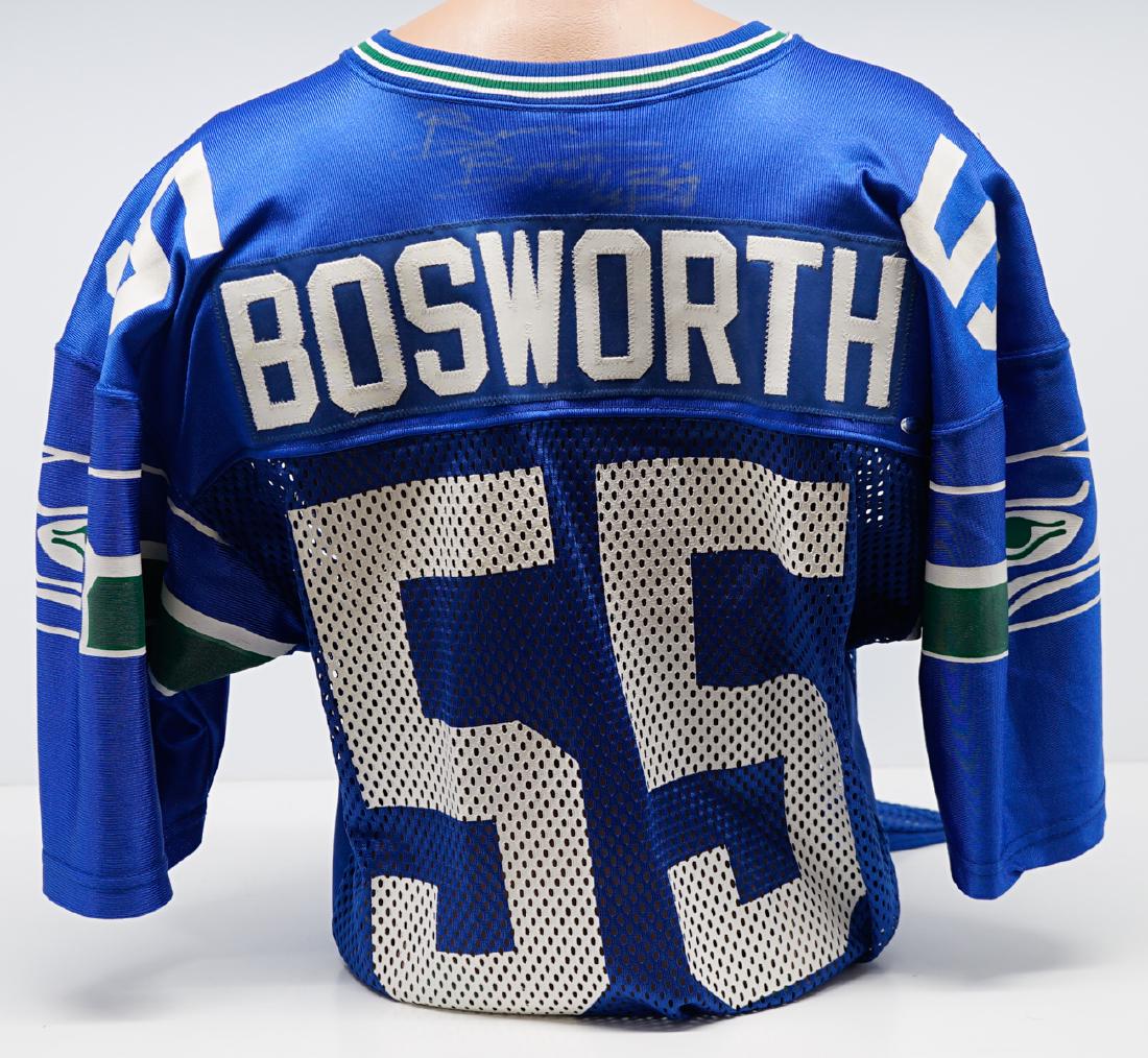Brian Bosworth Signed Seahawks Jersey PSA/DNA: Brian Bosworth signed Seattle Seahawks jersey. Includes PSA/DNA COA #AE99508. We ship all items from this auction in-house and gladly combine shipping if possible of multiple items.